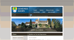 Desktop Screenshot of ahorn.de